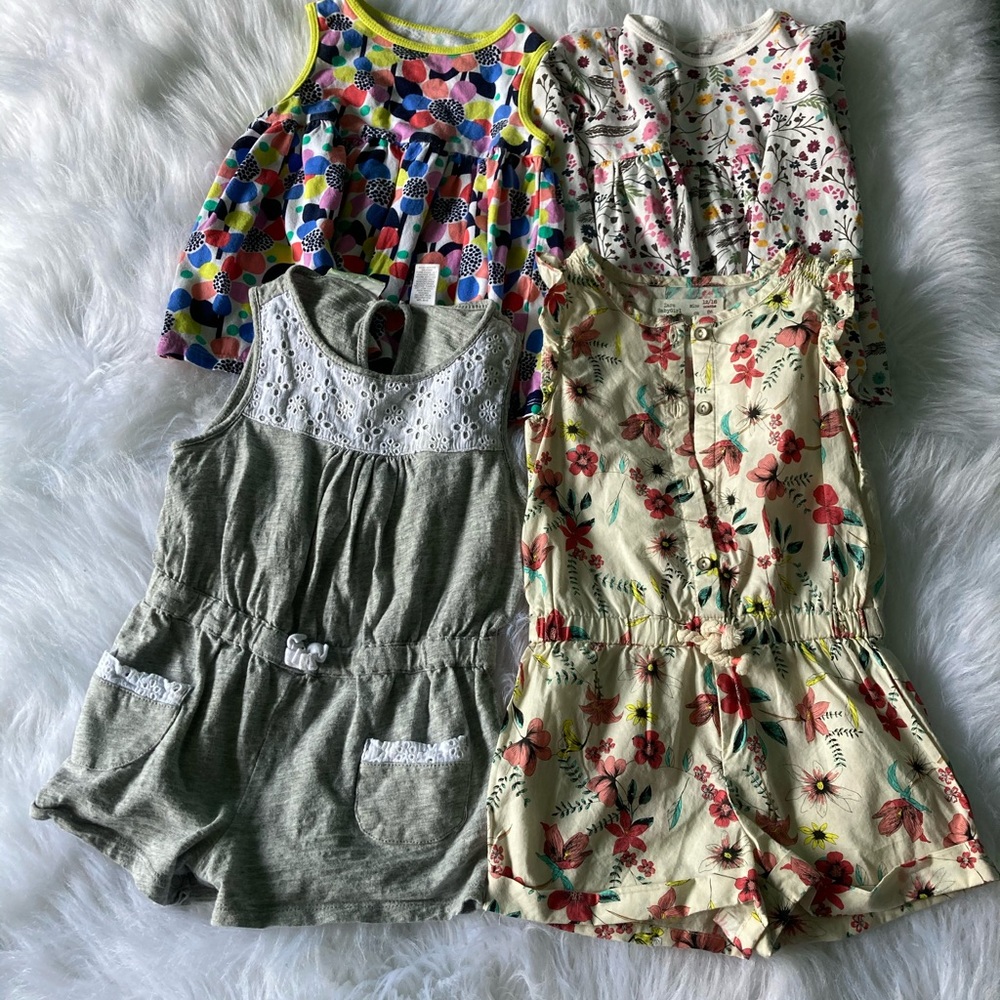 Baby girl bundle Romper & Dresses